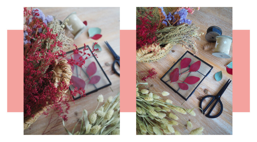 Bookmarks with Dried Flowers 